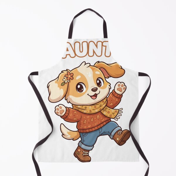 Item preview, Cute Aunt Dog Fall Autumn Floral Cozy Aunt Gift Design designed and sold by favoprintaart.