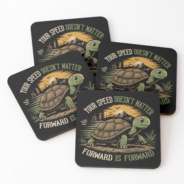 Item preview, Your Speed Doesn’t Matter Forward Is Forward Turtle Motivational designed and sold by mraihan.