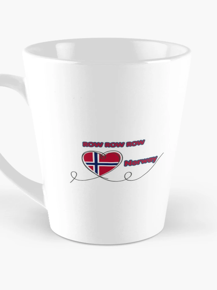 Thumbnail 3 of 4, Coffee Mug, ROW ROW ROW Norway designed and sold by AMCreatix.