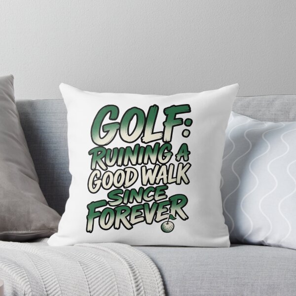 Item preview, Golf Ruining A Good Walk Funny Quote designed and sold by StickVerse by Owais.