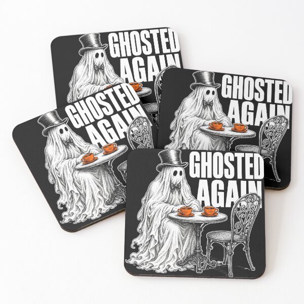 Item preview, Ghosted Again — Funny Ghost Coffee Date Halloween Shirt designed and sold by Uglyandcute.