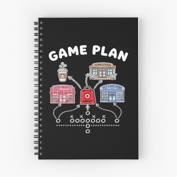 Item preview, Game Plan Shopping Addict Playbook Funny Football Target Run Starbucks Ulta Beauty designed and sold by ICANTWithoutCOFFEE.