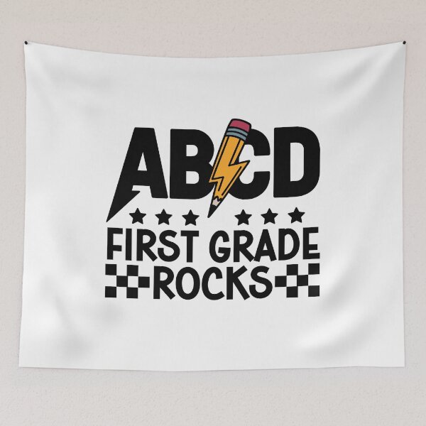 Item preview, 1st Grade Rocks Testing Teacher Rockstar Team First Grader designed and sold by gunaone-design.