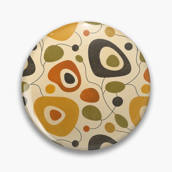 Item preview, Atomic Pebbles Mid Century Modern Seamless Pattern designed and sold by Golden Era Studio.