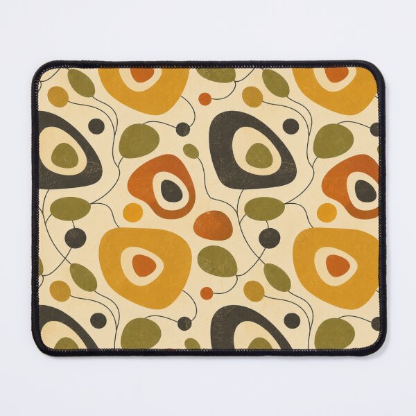 Item preview, Atomic Pebbles Mid Century Modern Seamless Pattern designed and sold by Golden Era Studio.