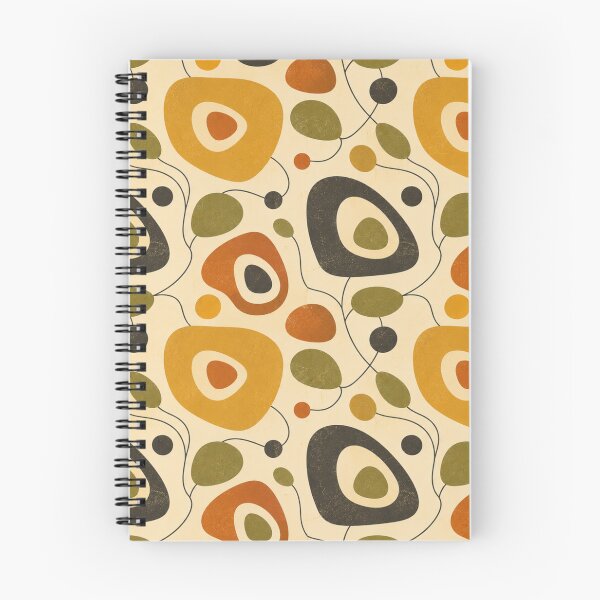 Item preview, Atomic Pebbles Mid Century Modern Seamless Pattern designed and sold by Golden Era Studio.