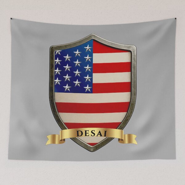 Item preview, Desai American Heritage Crest Shield designed and sold by Highlandkings.