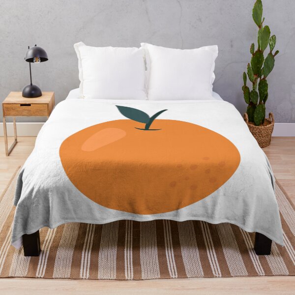 Item preview, Minimalist Flat Art Orange Fruit Graphic designed and sold by Vision Crafted.