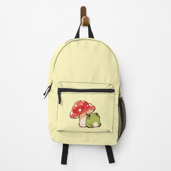 Item preview, Happy Frog Beside Red Mushroom designed and sold by jianina-alondra.