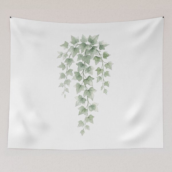 Item preview, Watercolor Ivy Print | Sage Green Trailing Vine Art designed and sold by PLANT LOVER'S PARADISE.