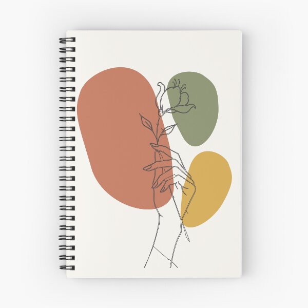 Item preview, Minimalist Boho Line Art Hand Holding Flower Abstract Botanical designed and sold by Joshbrowny.