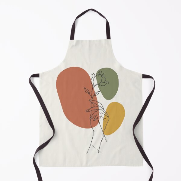 Item preview, Minimalist Boho Line Art Hand Holding Flower Abstract Botanical designed and sold by Joshbrowny.