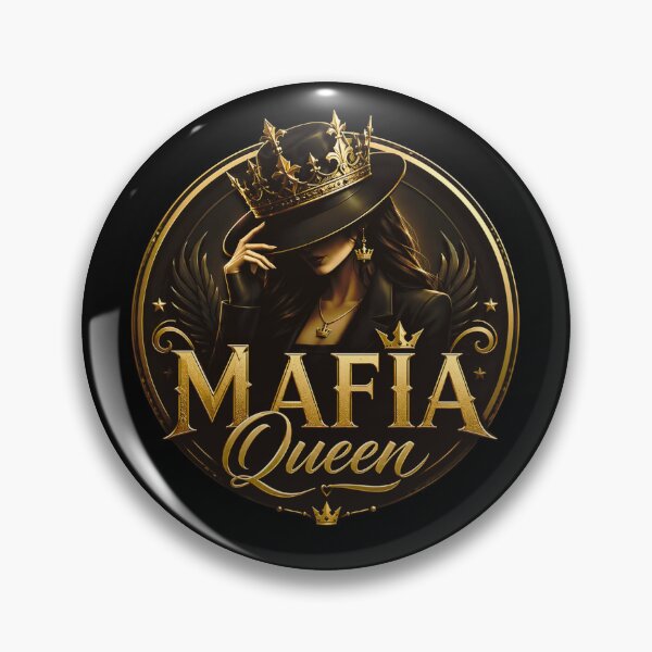 Item preview, Mafia Queen - Gold Crown Boss Babe Urban Graphic designed and sold by Velouria Universe.