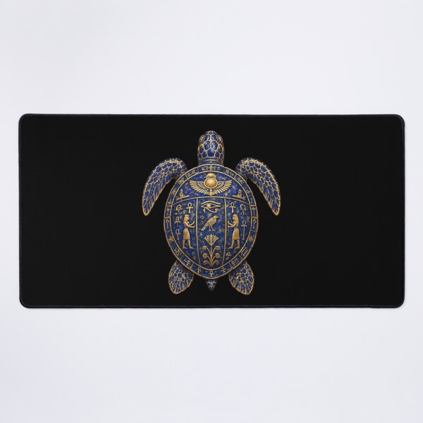 Item preview, Eye of Horus Sea Turtle | Ocean Ancient Egypt Art Collection designed and sold by Zaru Art Studio.
