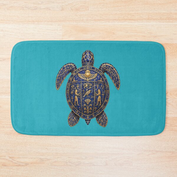 Item preview, Eye of Horus Sea Turtle | Ocean Ancient Egypt Art Collection designed and sold by Zaru Art Studio.