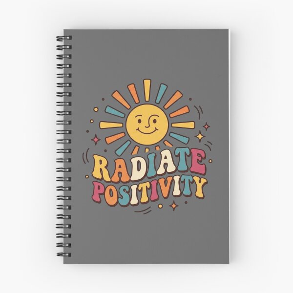 Item preview, Radiate Positivity Retro Groovy Sun Affirmation designed and sold by Amituniqdesign .