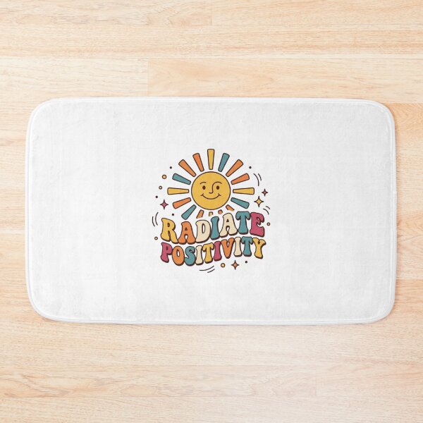 Item preview, Radiate Positivity Retro Groovy Sun Affirmation designed and sold by Amituniqdesign .