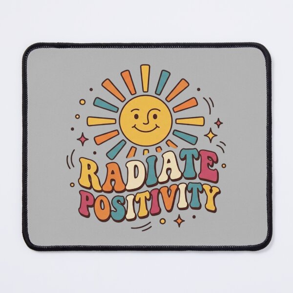 Item preview, Radiate Positivity Retro Groovy Sun Affirmation designed and sold by Amituniqdesign .