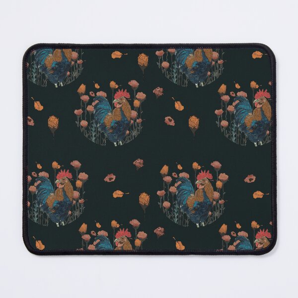 Item preview, Vintage Country Rooster in Poppy Meadow (Green) designed and sold by Grey-Lilly.