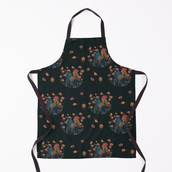 Item preview, Vintage Country Rooster in Poppy Meadow (Green) designed and sold by Grey-Lilly.