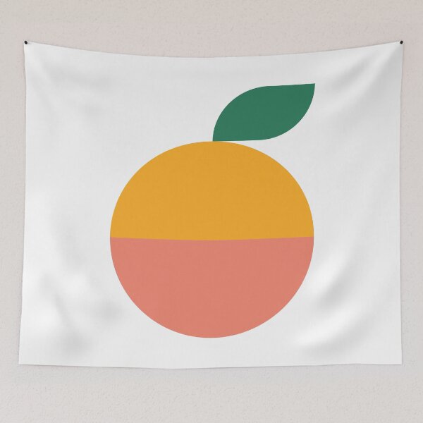 Item preview, Abstract Geometric Orange Fruit Graphic designed and sold by Vision Crafted.
