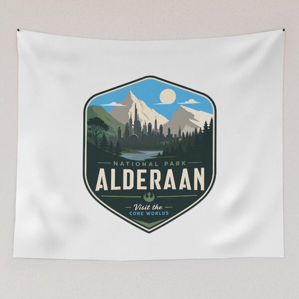 Item preview, Alderaan National Park: Visit the Core Worlds  designed and sold by FrontierCosmic.
