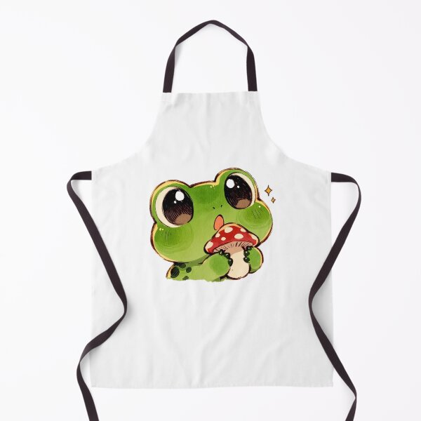 Item preview, Big Eyed Frog Holding Mushroom designed and sold by jianina-alondra.