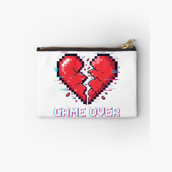 Item preview, Game Over Pixel Heart Broken Gamer designed and sold by Ameir12.
