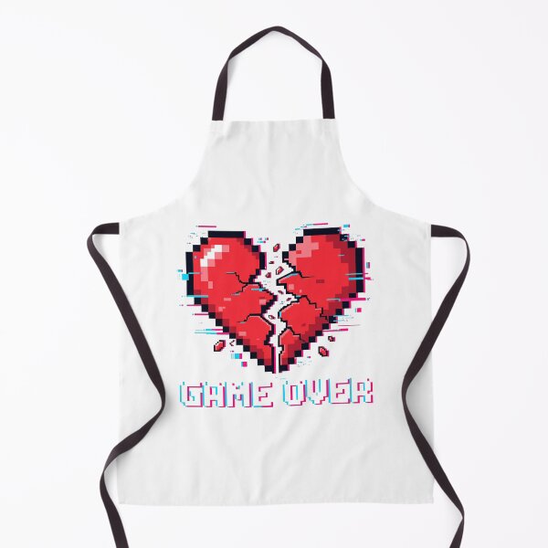 Item preview, Game Over Pixel Heart Broken Gamer designed and sold by Ameir12.