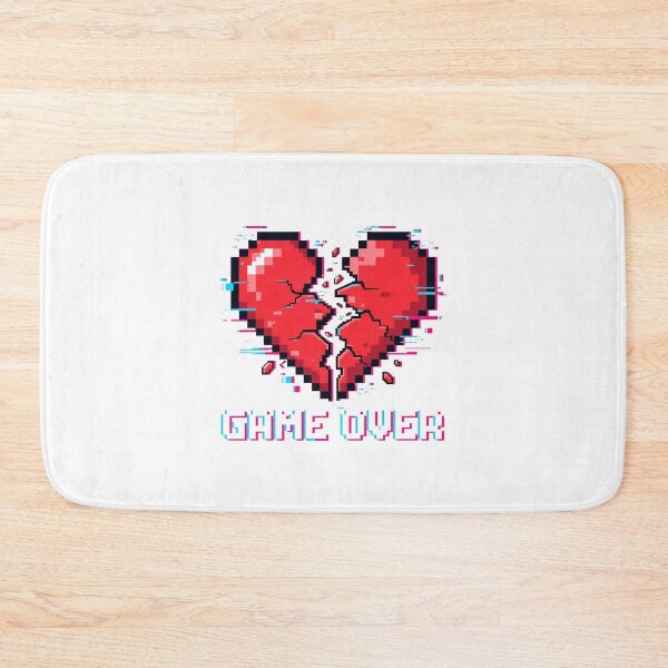 Item preview, Game Over Pixel Heart Broken Gamer designed and sold by Ameir12.
