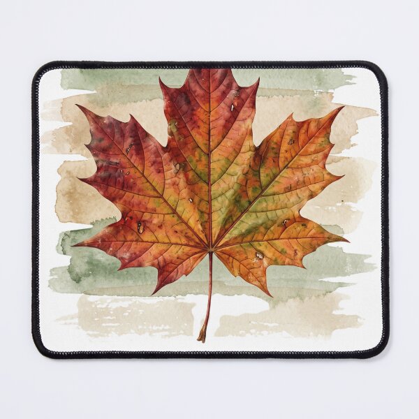 Item preview, Watercolor Maple Leaf Fall Autumn Nature Seasonal Design designed and sold by favoprintaart.