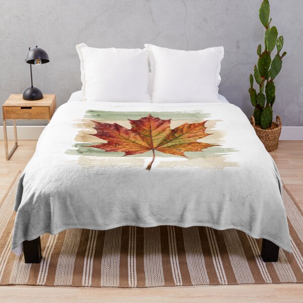Item preview, Watercolor Maple Leaf Fall Autumn Nature Seasonal Design designed and sold by favoprintaart.