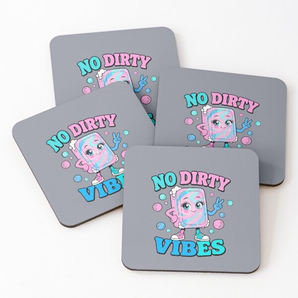 Item preview, No Dirty Vibes – Cute Pink & Blue Swirl Soap designed and sold by Aimetoi.