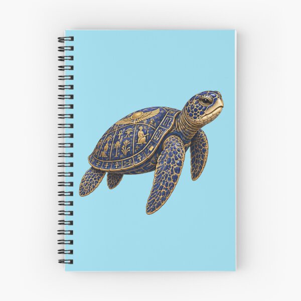 Item preview, Sacred Eye Sea Turtle | Ocean Ancient Egypt Art Collection designed and sold by Zaru Art Studio.