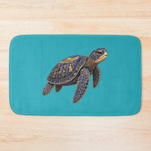 Item preview, Sacred Eye Sea Turtle | Ocean Ancient Egypt Art Collection designed and sold by Zaru Art Studio.