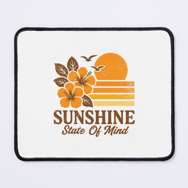 Item preview, Sunshine State Of Mind - Tropical Hawaiian Hibiscus Flower and Sunset Beach designed and sold by gunaone-design.