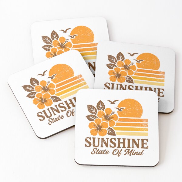 Item preview, Sunshine State Of Mind - Tropical Hawaiian Hibiscus Flower and Sunset Beach  designed and sold by gunaone-design.