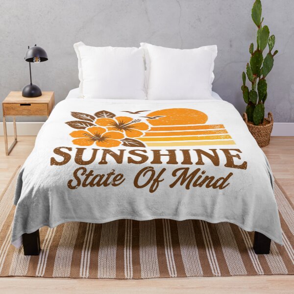 Item preview, Sunshine State Of Mind - Tropical Hawaiian Hibiscus Flower and Sunset Beach designed and sold by gunaone-design.