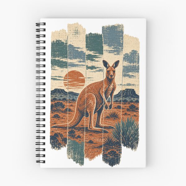 Item preview, Red Kangaroo in the Red Outback Wild Animal Animal Portrait designed and sold by VisualArtsOasis.