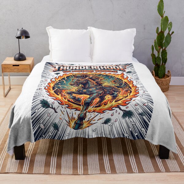 Item preview, Thunder Hoof — Blazing Fire Horse Japanese Ukiyo-e Style Tee v4 designed and sold by CornishPixiPony.