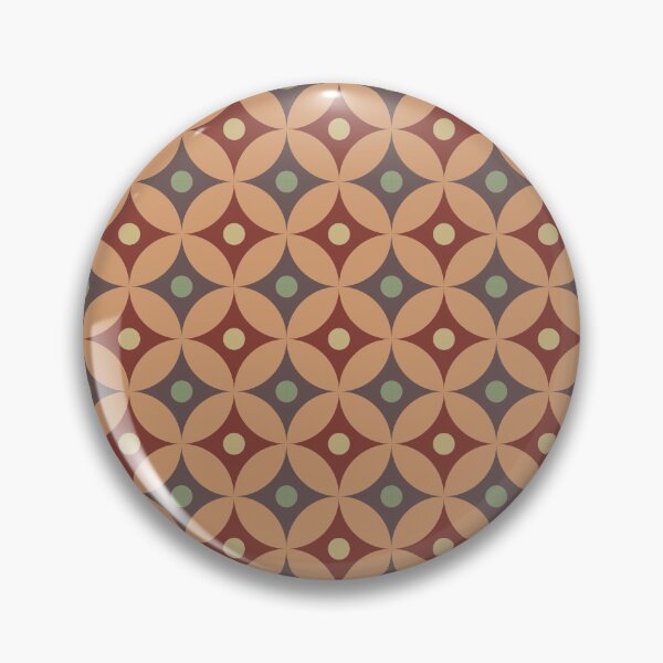Item preview, Retro Geometric Circle Lattice Pattern designed and sold by The Design KAD.