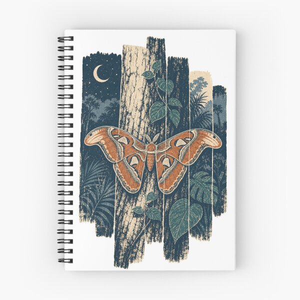 Item preview, Atlas Moth in the Night Jungle Wild Animal Animal Portrait designed and sold by VisualArtsOasis.