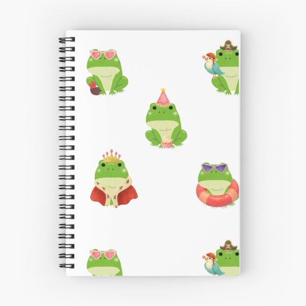 Item preview, frogs in costume sticker sheet designed and sold by ejpearllim.