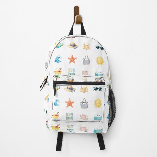 Item preview, Cute Summer Beach Sticker Pack Watercolor Vacation Ocean Art designed and sold by Pavnud.