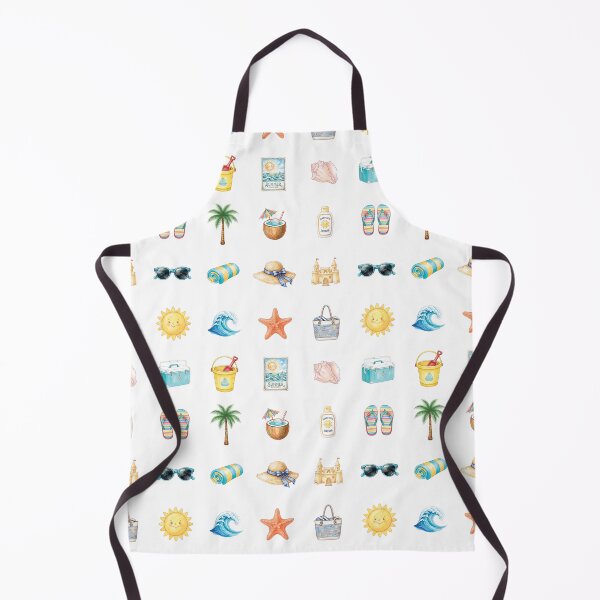 Item preview, Cute Summer Beach Sticker Pack Watercolor Vacation Ocean Art designed and sold by Pavnud.