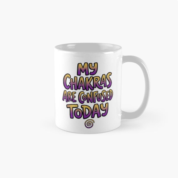 Item preview, My Chakras Are Confused Today Funny Yoga Quote designed and sold by StickVerse by Owais.