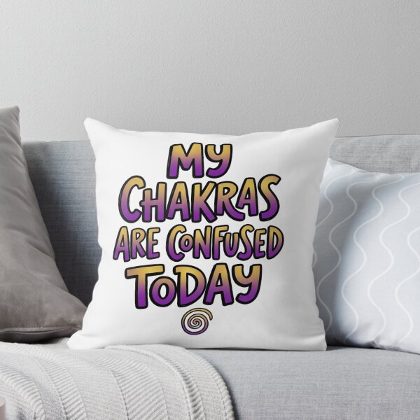 Item preview, My Chakras Are Confused Today Funny Yoga Quote designed and sold by StickVerse by Owais.
