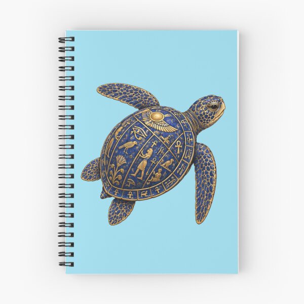 Item preview, Sacred Symbol Sea Turtle | Ocean Ancient Egypt Art Collection designed and sold by Zaru Art Studio.