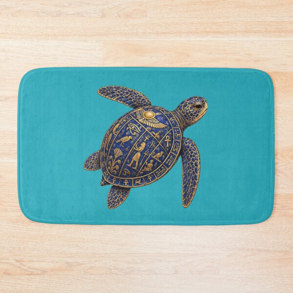 Item preview, Sacred Symbol Sea Turtle | Ocean Ancient Egypt Art Collection designed and sold by Zaru Art Studio.