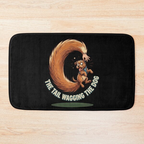 Item preview, The Tail Wagging The Dog - Hilarious Idiom Funny Puppy Graphic designed and sold by khaled-bahaa.
